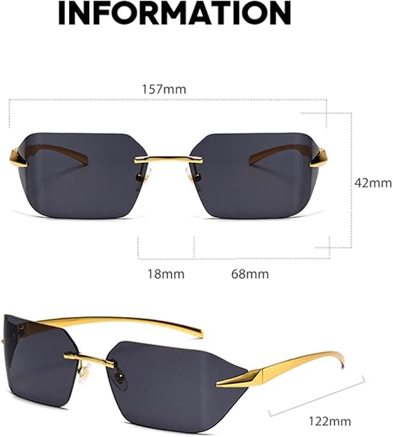 Nova Edge Frameless Sunglasses