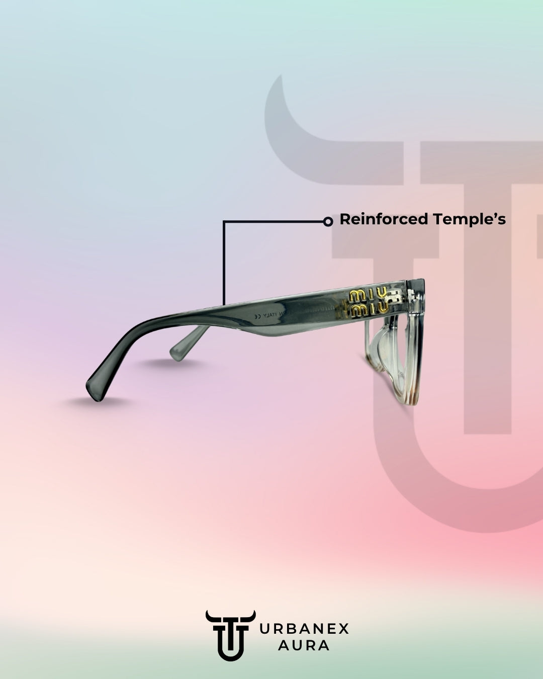 MIU MIU Silver Mist Women's Optical Glasses