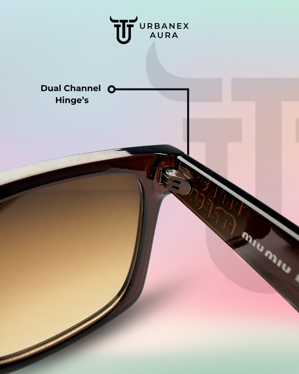MIU MIU Mocha Muse Women's Sunglasses
