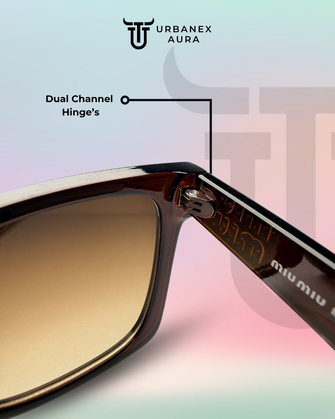 MIU MIU Mocha Muse Women's Sunglasses
