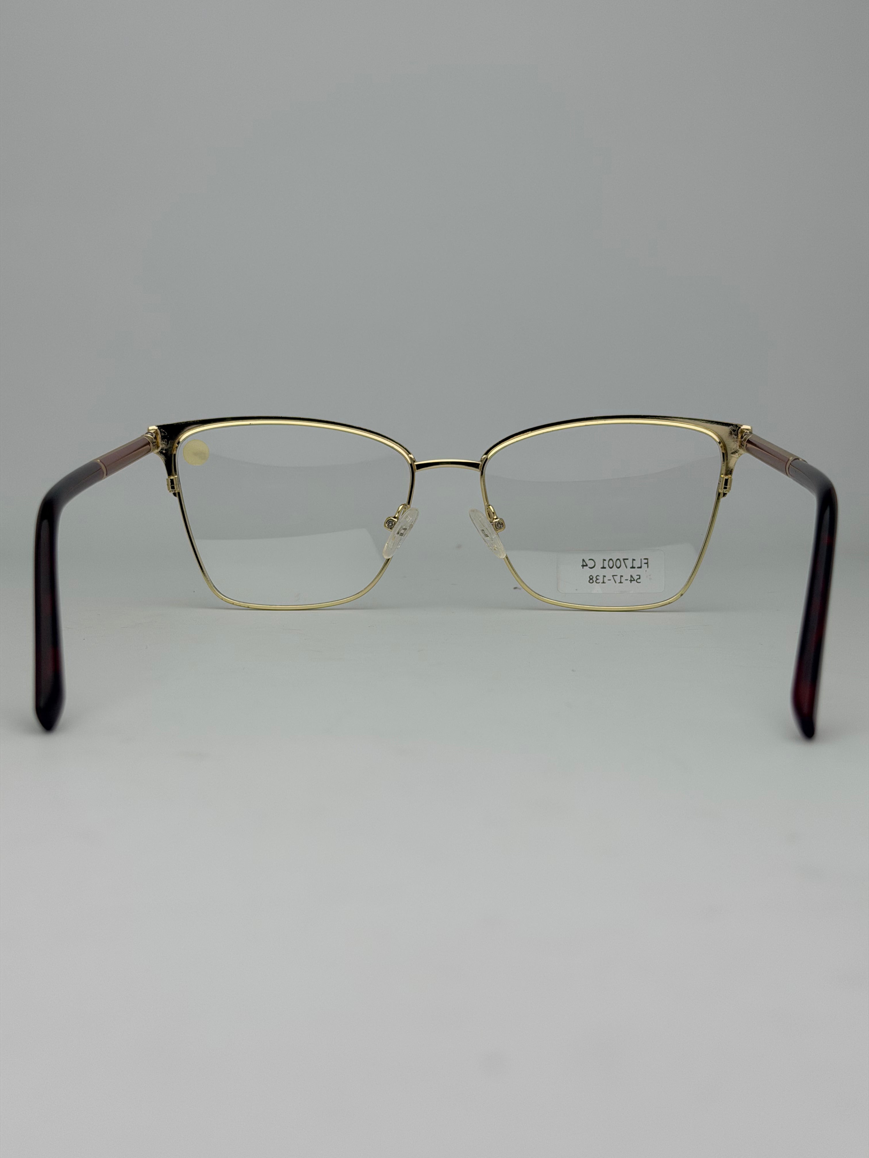 Burgundy Elegance Women's Optical Glasses