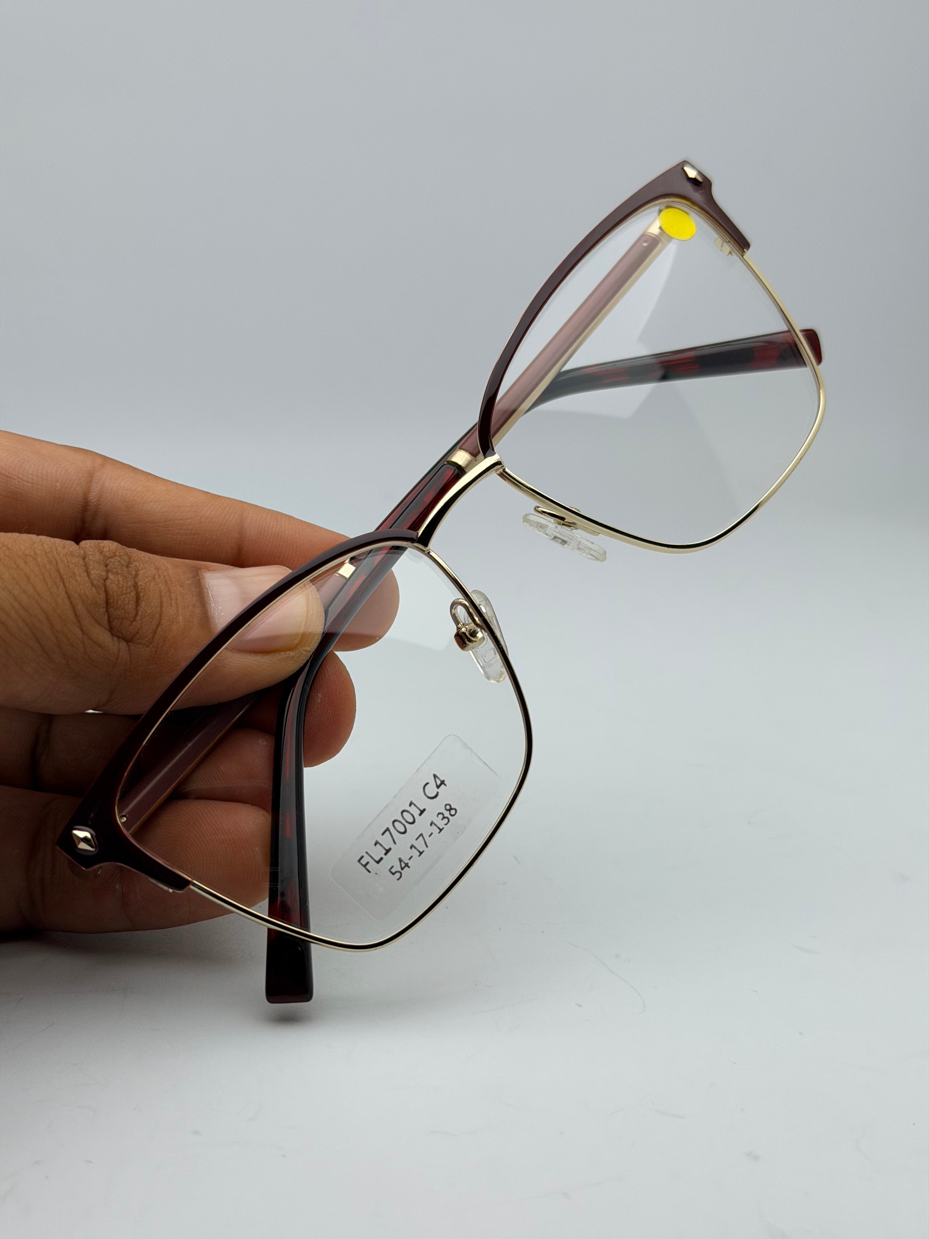 Burgundy Elegance Women's Optical Glasses
