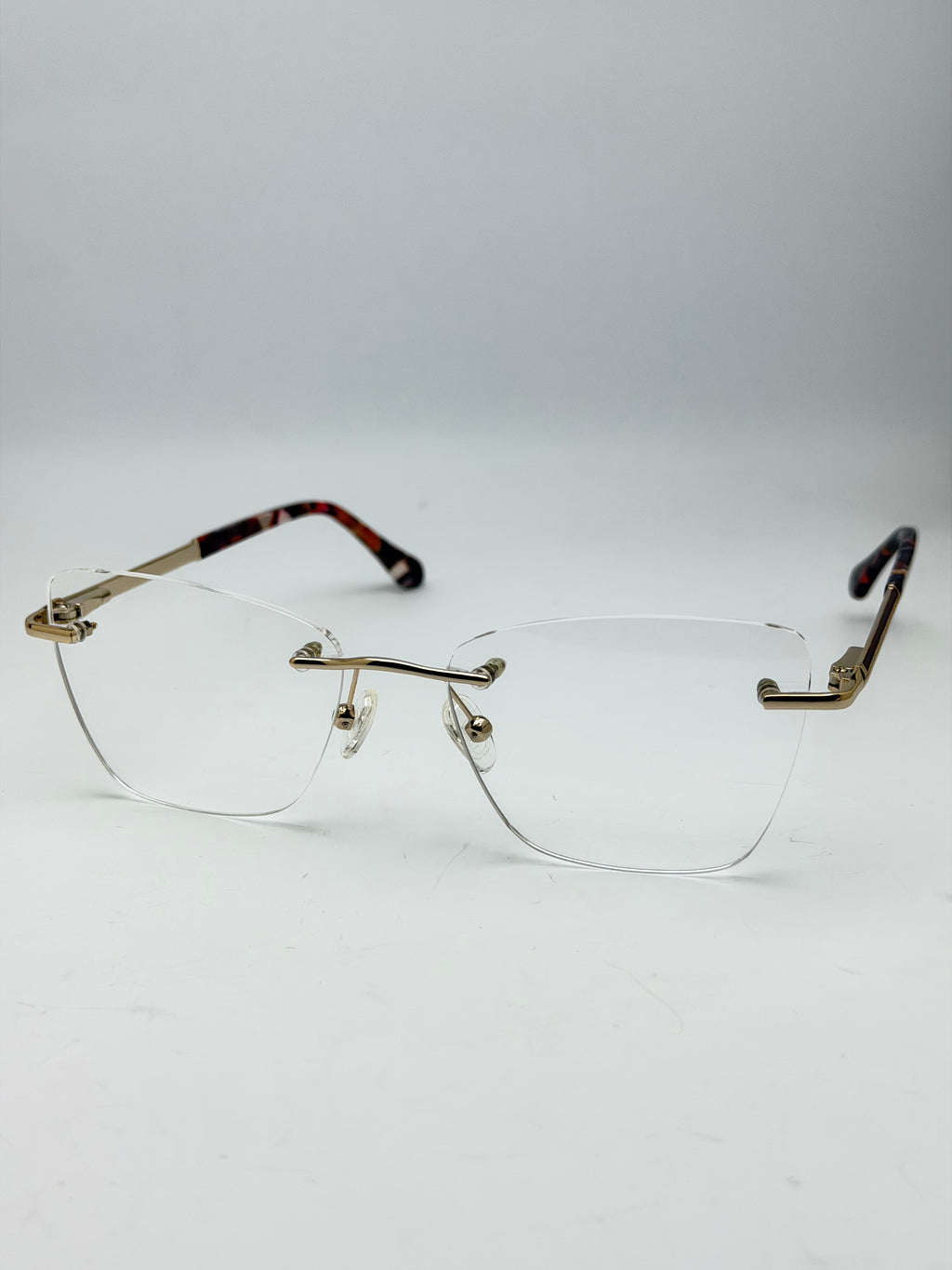 Luxe Edge Rimless Optical Glasses