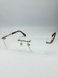 Luxe Edge Rimless Optical Glasses