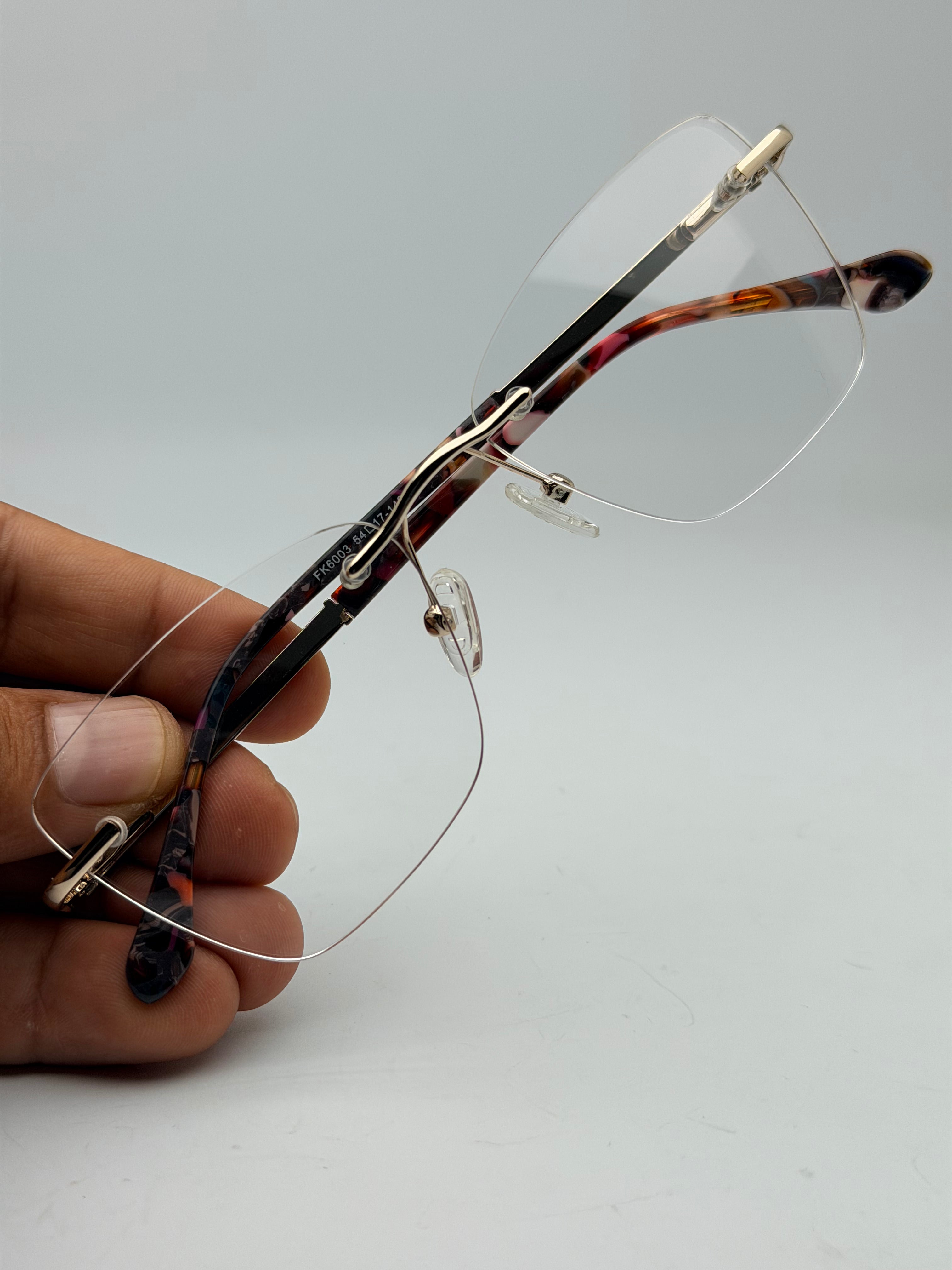 Luxe Edge Rimless Optical Glasses