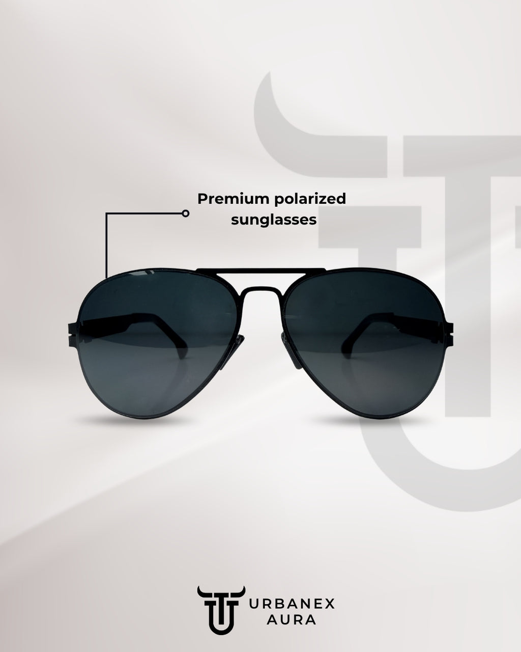 Titan Black Polarized Sunglasses